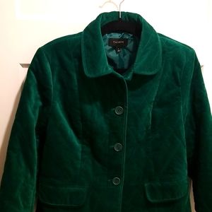 Talbot Green Quilted Blazer Size 8